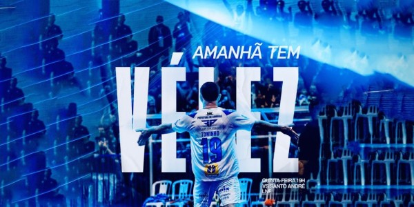 Vélez segue preparação intensa para o confronto contra o Santo André, amanhã, às 19h.