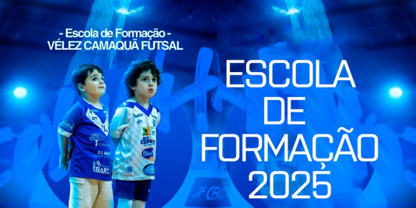 Inscrições abertas para a Escola de Formação Vélez Camaquã Futsal