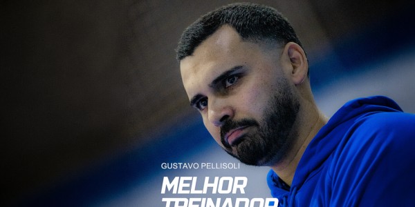 Gustavo Pellisoli é eleito o melhor treinador de abril da LNF Silver