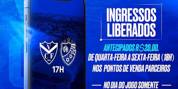 Ingressos para Vélez e ACBF de Carlos Barbosa estão à venda