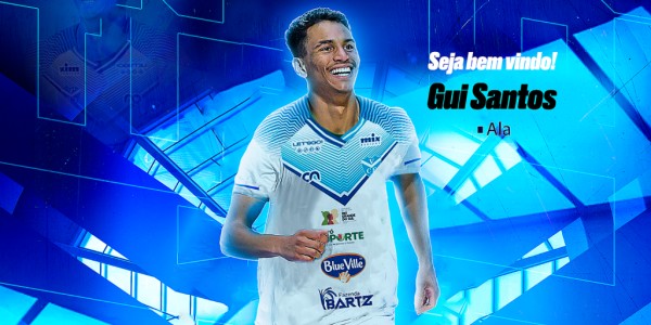 Guilherme Santos é o novo reforço do Alvi Azul