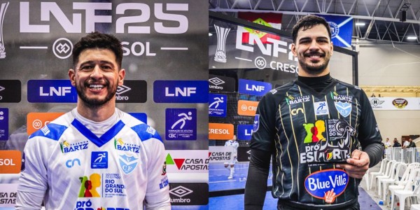 Atletas do Vélez brilham na LNF: Xitão e PH são eleitos Craque GOAT