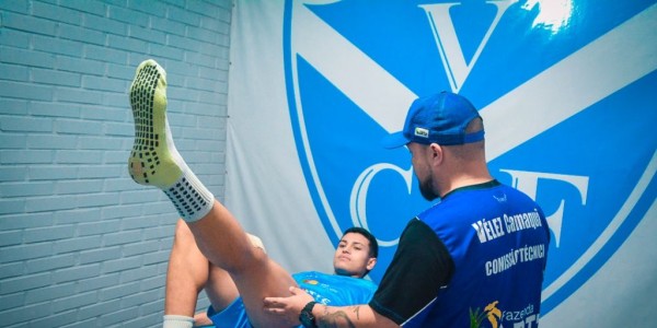 Departamento Médico do Vélez Camaquã adota cautela na recuperação de Bruninho "Loko Loko"